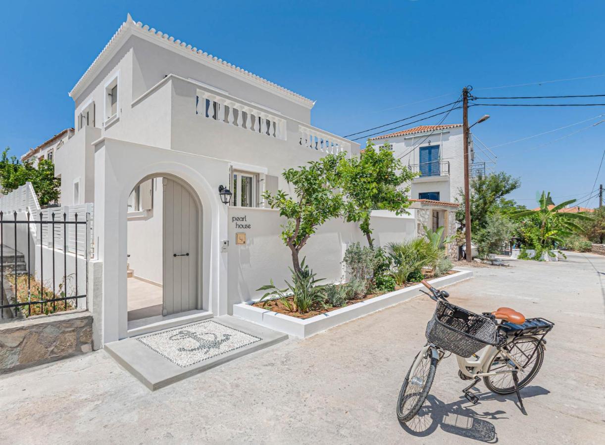 Pearl House - Luxurious New Beach Villa In Spetses Stunning View Ligoneri 外观 照片