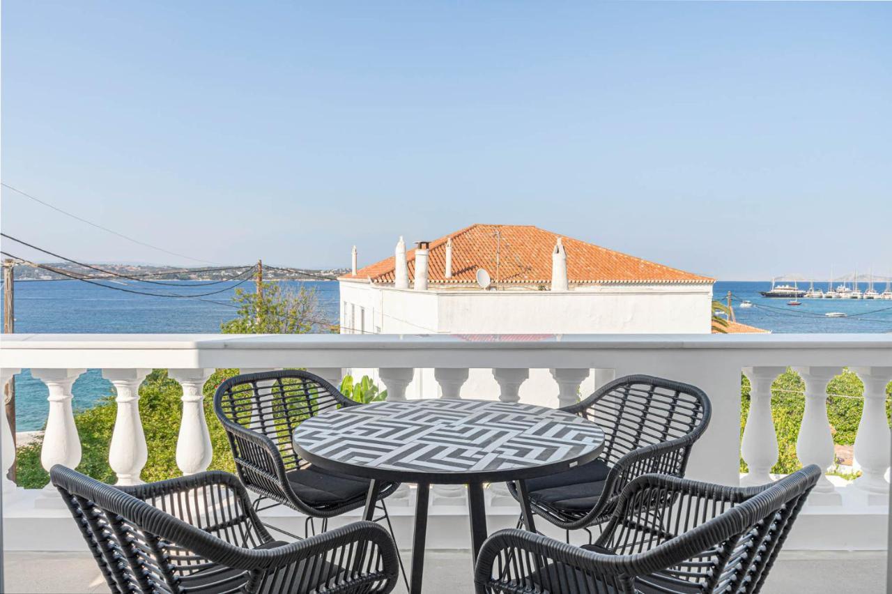 Pearl House - Luxurious New Beach Villa In Spetses Stunning View Ligoneri 外观 照片