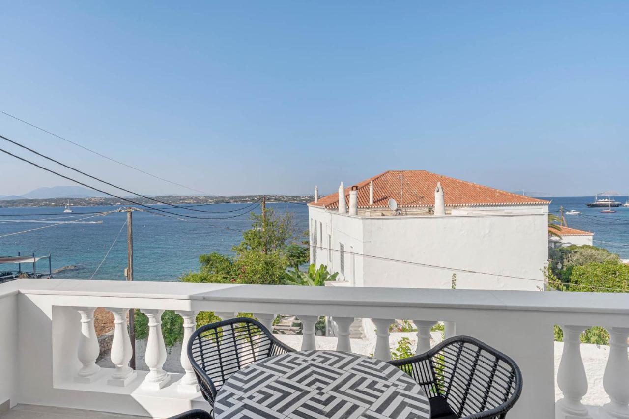 Pearl House - Luxurious New Beach Villa In Spetses Stunning View Ligoneri 外观 照片
