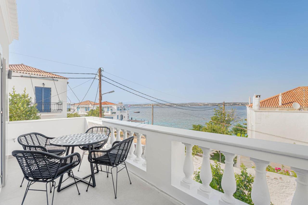 Pearl House - Luxurious New Beach Villa In Spetses Stunning View Ligoneri 外观 照片