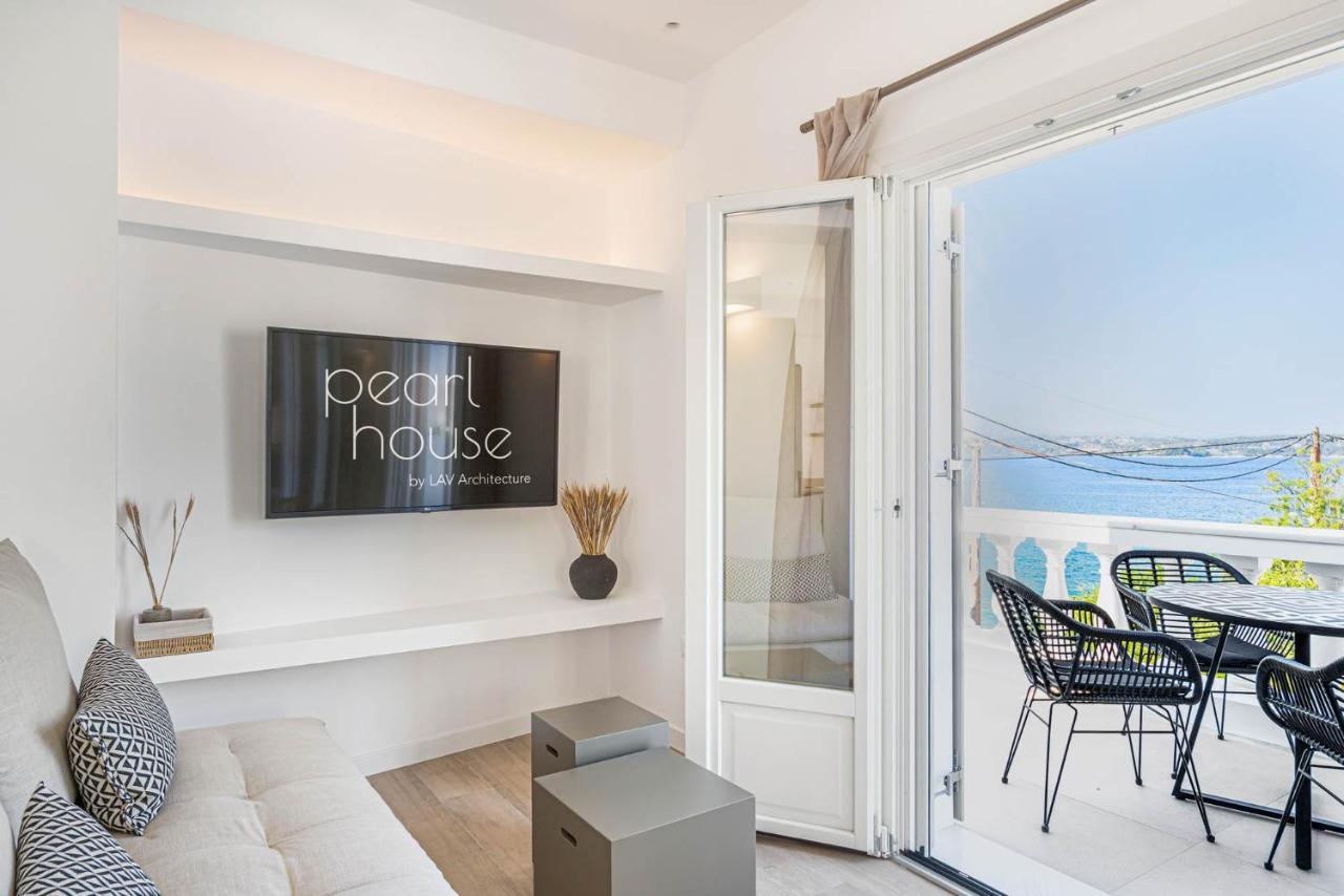 Pearl House - Luxurious New Beach Villa In Spetses Stunning View Ligoneri 外观 照片